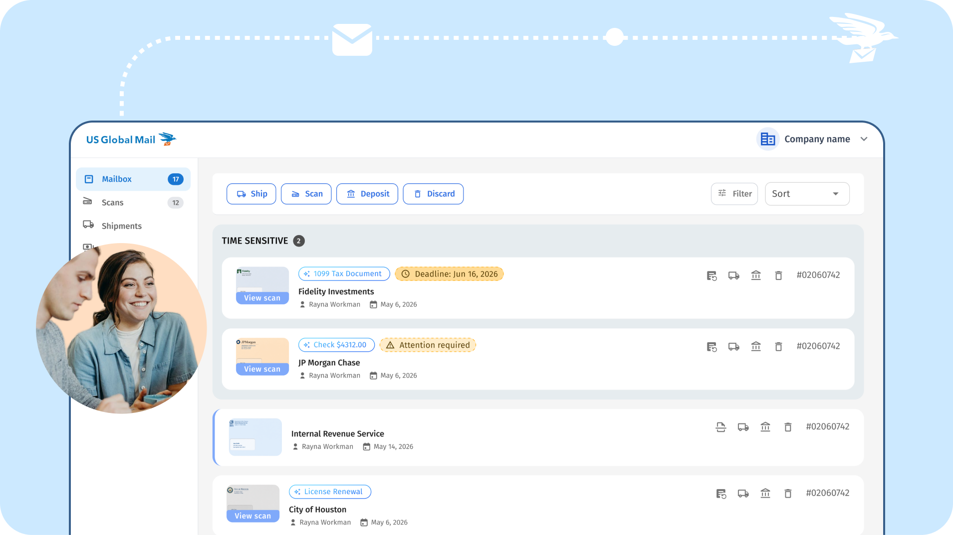 Virtual Mailbox