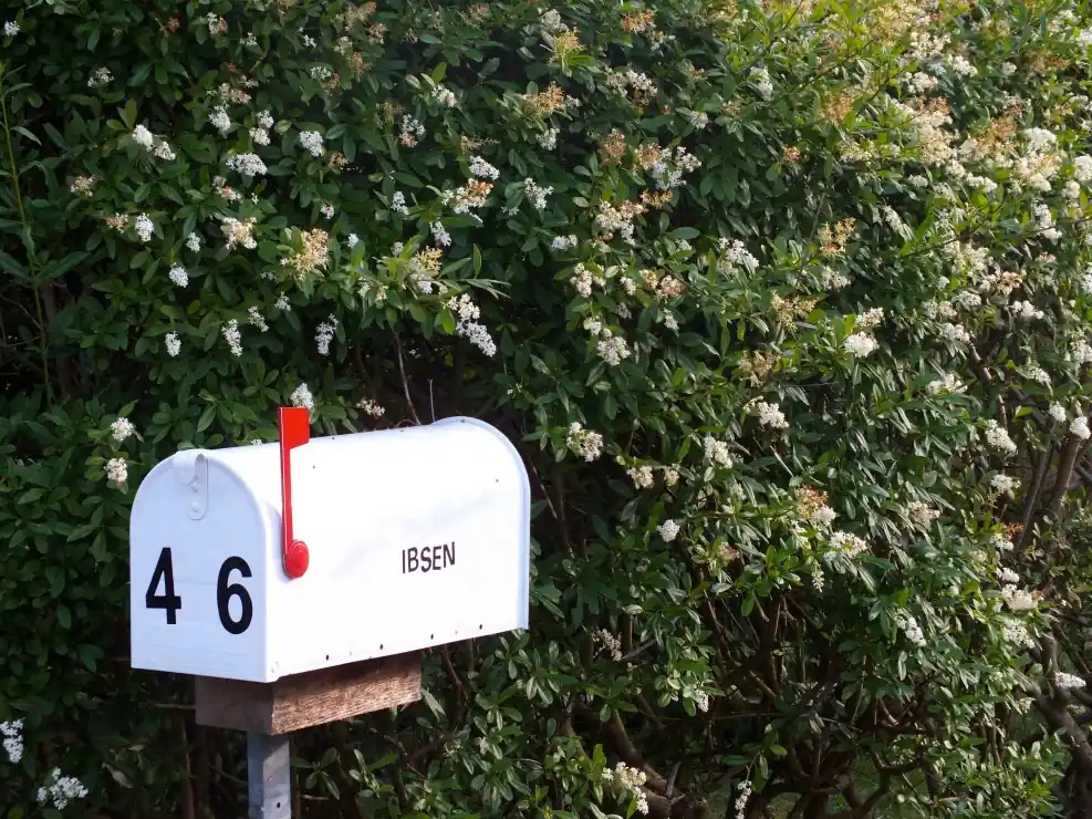 mailbox at a home