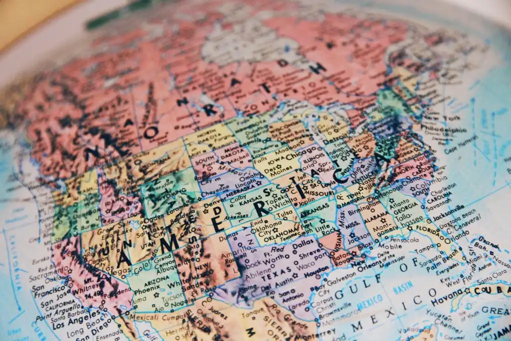 map of usa
