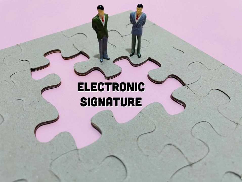 electronic signature puzzle piece missing from the puzzle
