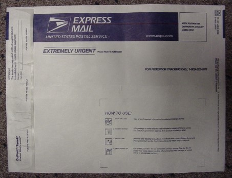 priority mail express package