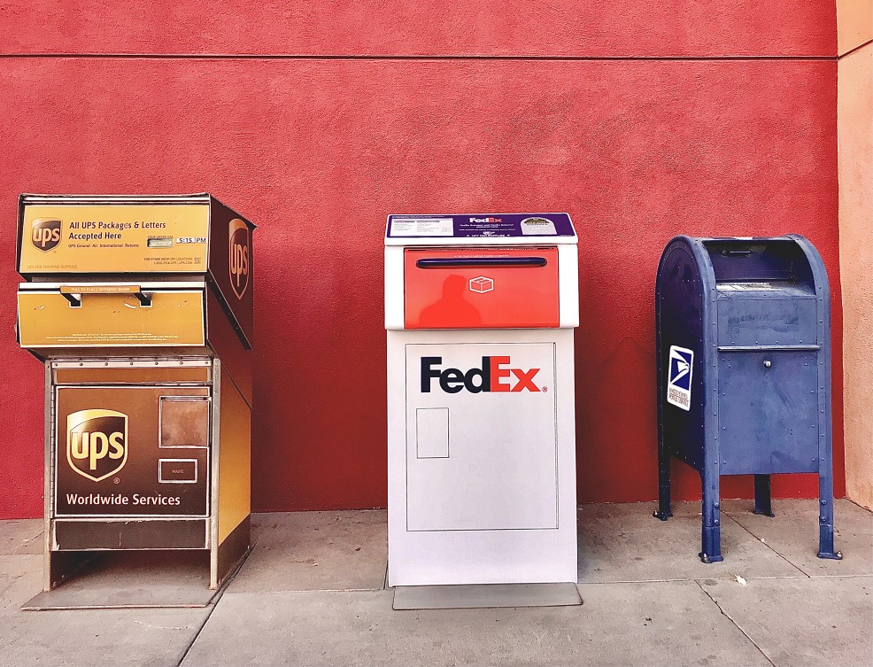 ups, fedex & usps mailboxes
