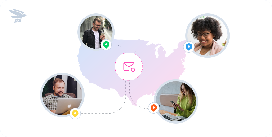 Customers across the US accessing their virtual mailbox address from any location via US Global Mail
