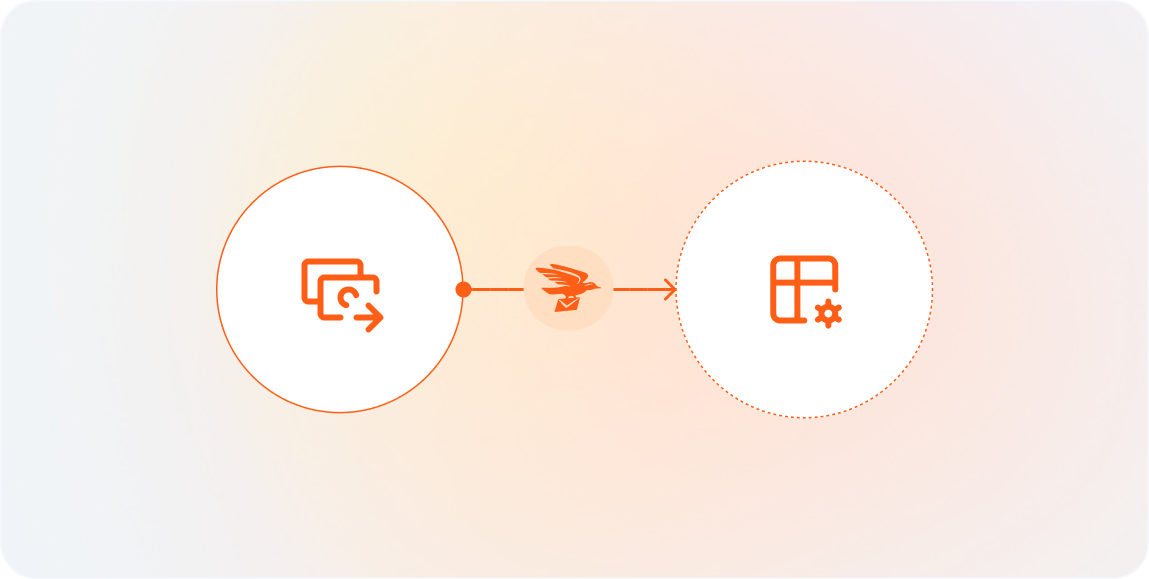 US Global Mail automated mail forwarding and dashboard management workflow illustration