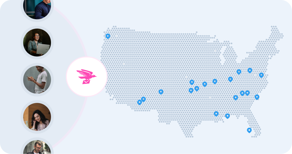 US Global Mail virtual mailbox partner network with locations across the United States serving diverse customers